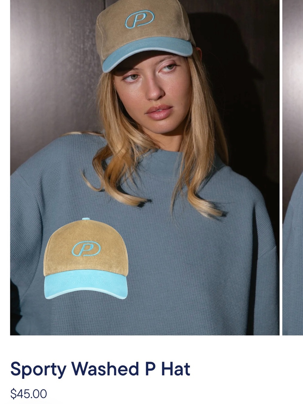 Parke Sporty Washed P Hat